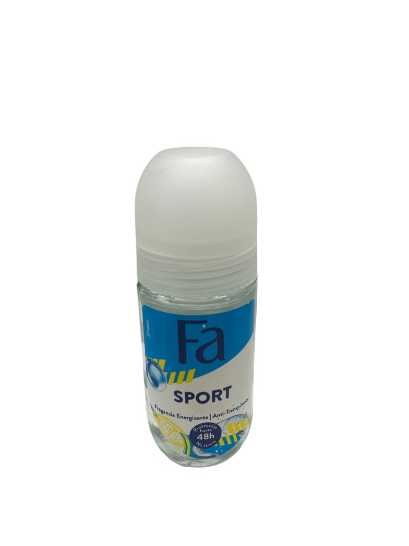 Fa Active Sport Energizing Fresh 48h Roll-On Deodorant Anti-Perspirant 50 ml / 1.7 oz